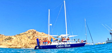 Cabo Blue Catamaran Sailing & Snorkeling Santa Maria Beach