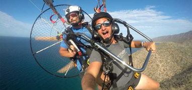 Extreme Baja Paragliding