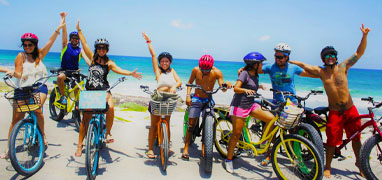 Cozumel West Coast Bike Ride & Snorkel Adventure