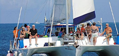 Catamaran Sailing in Cozumel