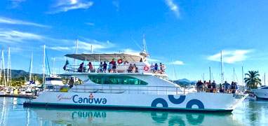 Private 90' Luxury Catamaran in Puerto Vallarta